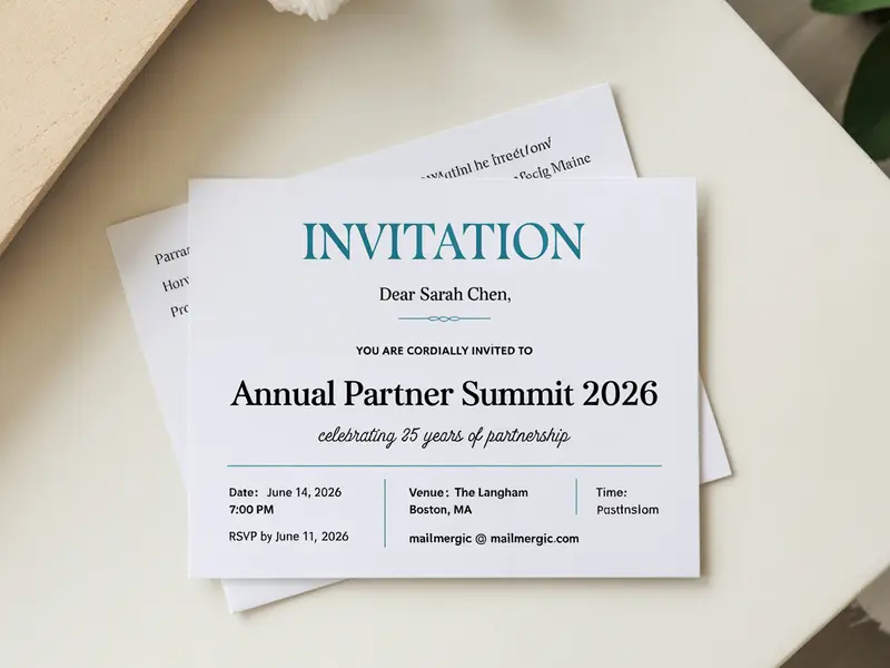 Convites e cartões personalizados