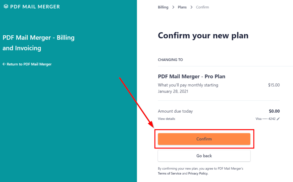 2020 12 30 11 58 02 Confirm plan PDF Mail Merger Billing