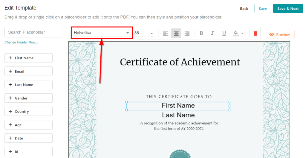 Upload Custom Font 6