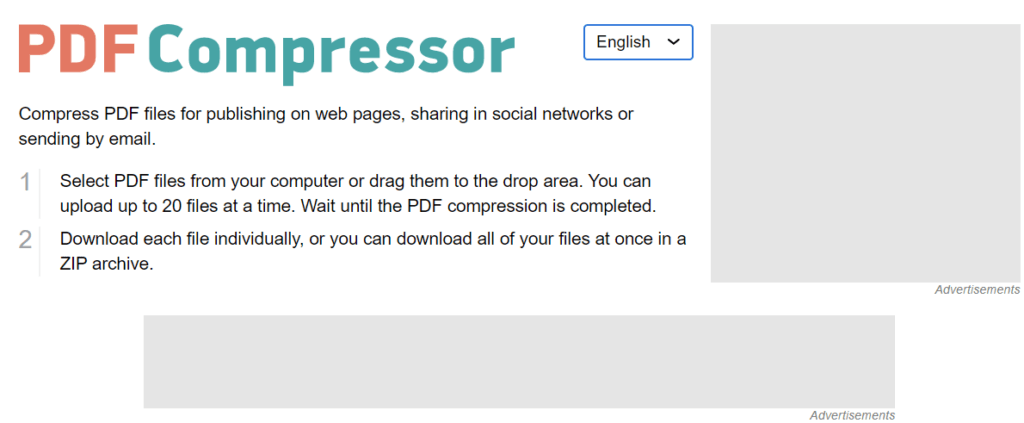 Como comprimir um PDF? 4 Ferramentas online de compressão de PDF