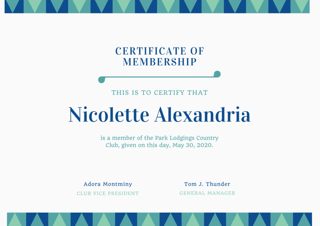 Certificado de afiliación