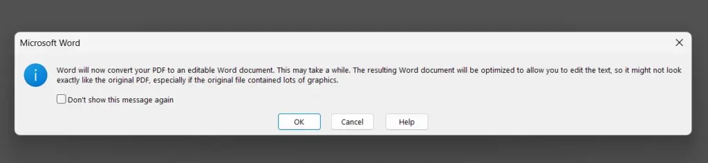 pdf to microsoft word