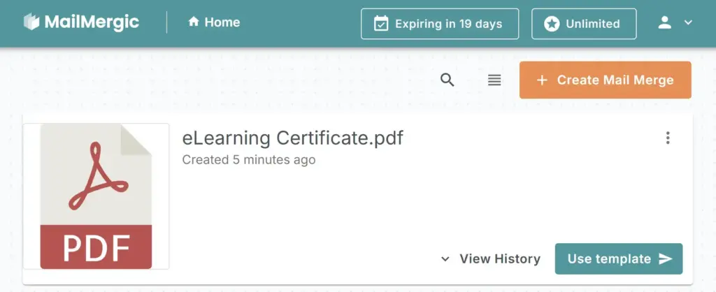 MailMergic Offline Screenshot Short